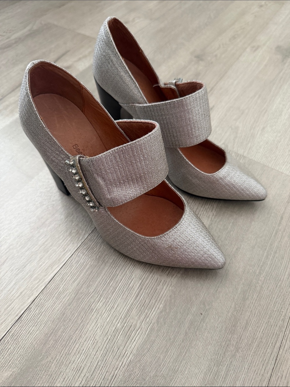 Chloé Swarovski mules